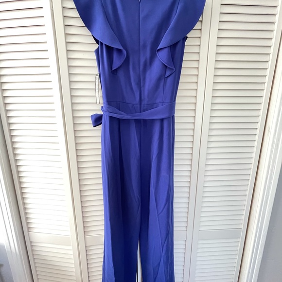 Tahari Royal Blue Jumpsuit size 6 - Picture 3 of 3